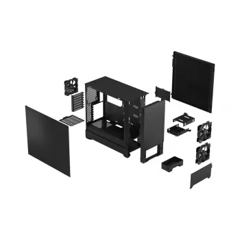 Fractal Design Pop Silent preto sólido