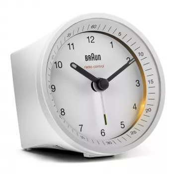 Despertador de quartzo Braun BC07W-DCF branco