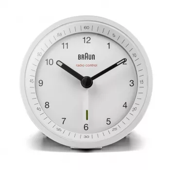 Despertador de quartzo Braun BC07W-DCF branco