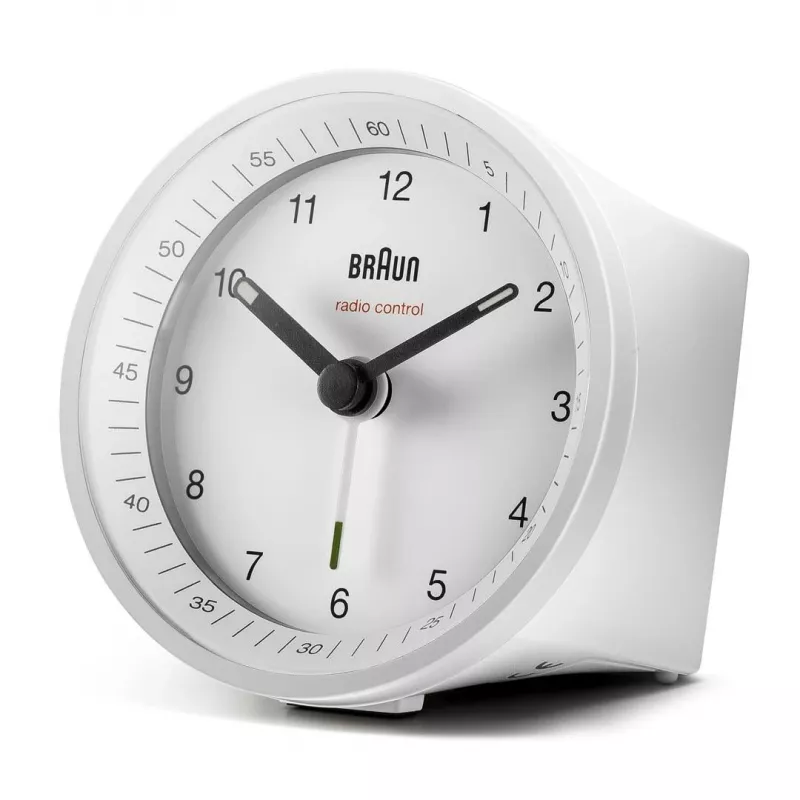 Despertador de quartzo Braun BC07W-DCF branco