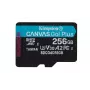 Kingston Technology 256 GB microSDXC Canvas Go Plus Gen4 200R A2 U3 embalagem individual sem adaptador