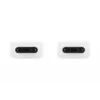 Samsung EP-DN975 - cabo USB - USB-C (M) para USB-C (M) - USB 2.0 - 1 m - alimentação USB (5A, 100 W) - branco - para Galaxy Note10, Note10+, Note10+