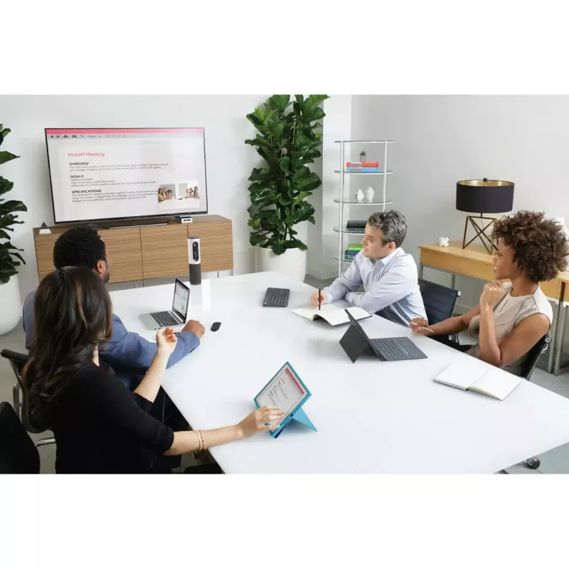 LOGITECH Conferencecam Connect videoconferência tudo-em-um prateado