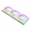 Ventoinha para caixa ASUS Prime MR120 120 mm 1600 RPM branca (pack de 3, LED, 58 CFM, 23 dB)