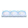 Ventoinha para caixa ASUS Prime MR120 120 mm 1600 RPM branca (pack de 3, LED, 58 CFM, 23 dB)