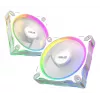 Ventoinha para caixa ASUS Prime MR120 120 mm 1600 RPM branca (pack de 3, LED, 58 CFM, 23 dB)