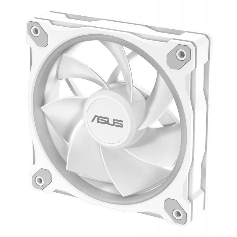 Ventoinha para caixa ASUS Prime MR120 120 mm 1600 RPM branca (pack de 3, LED, 58 CFM, 23 dB)