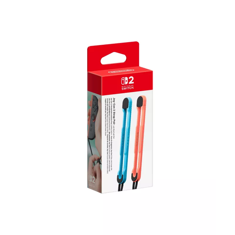 Nintendo Joy-Con 2 correias de mão (conjunto de 2) azul-claro / vermelho-claro
