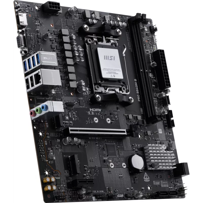 Placa-mãe MSI PRO B840M-B AMD B840 Socket AM5 micro ATX