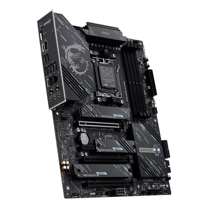 Placa-mãe MSI X870E GAMING PLUS WIFI AMD X870E Socket AM5 ATX