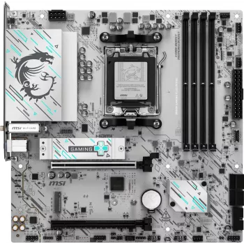 Placa-mãe MSI B840M GAMING PLUS WIFI6E microATX, Socket AM5, DDR5 até 256 GB, Wi-Fi 6E, 2,5GbE, M.2 x2, HDMI 2.1
