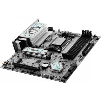 Placa-mãe MSI B840M GAMING PLUS WIFI6E microATX, Socket AM5, DDR5 até 256 GB, Wi-Fi 6E, 2,5GbE, M.2 x2, HDMI 2.1
