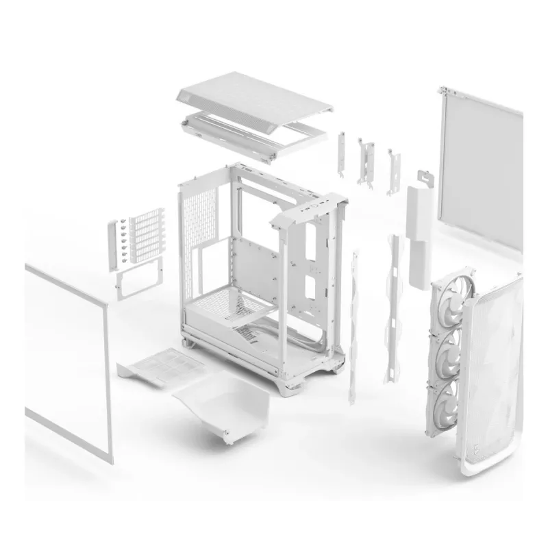 FRACTAL DESIGN Meshify 3 branco RGB Tg Clear Tint