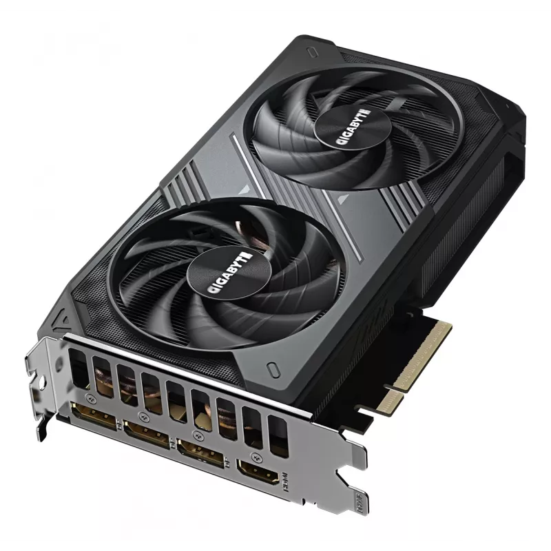 Placa gráfica GIGABYTE GeForce RTX 5060 WINDFORCE OC 8G – 8GB GDDR7, 128bit, PCI-E 5.0, 2512 MHz frequência do núcleo, 3 x DisplayPort, 1 x HDMI, GV-N5060WF2OC-8GD
