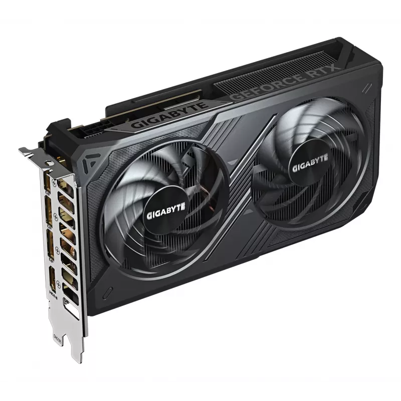 Placa gráfica GIGABYTE GeForce RTX 5060 WINDFORCE OC 8G – 8GB GDDR7, 128bit, PCI-E 5.0, 2512 MHz frequência do núcleo, 3 x DisplayPort, 1 x HDMI, GV-N5060WF2OC-8GD