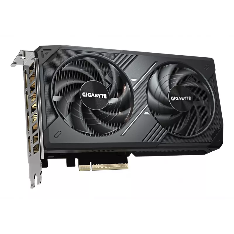 Placa gráfica GIGABYTE GeForce RTX 5060 WINDFORCE 8G – 8GB GDDR7, 128bit, PCI-E 5.0, 2497 MHz frequência do núcleo, 3 x DisplayPort, 1 x HDMI, GV-N5060WF2-8GD