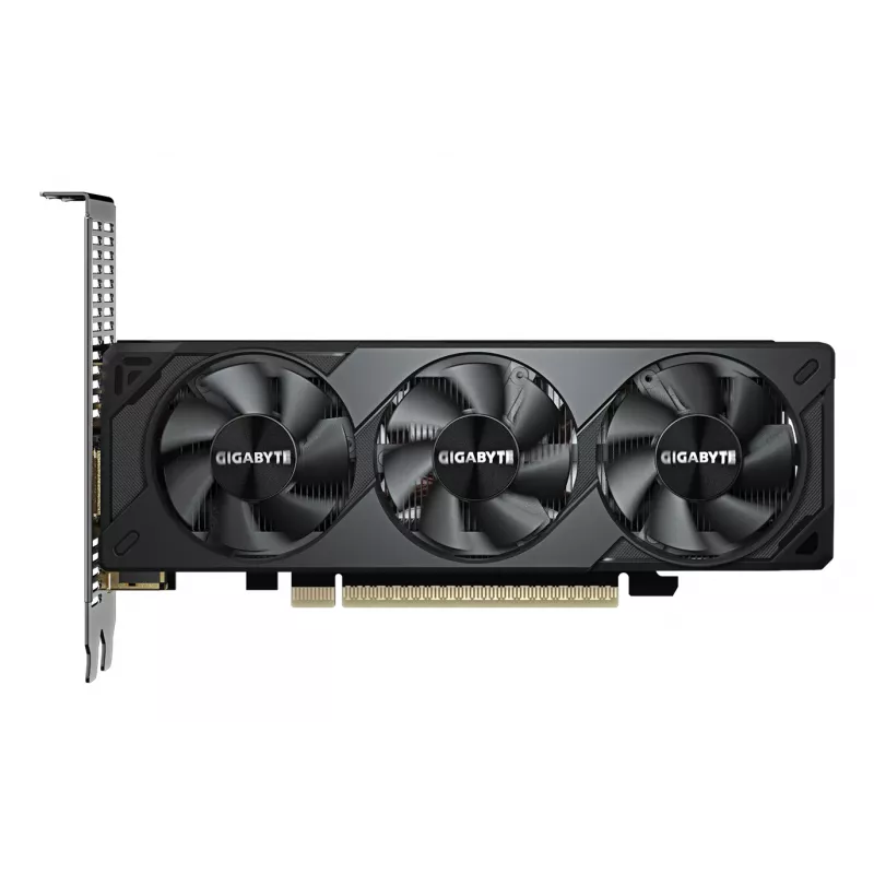 Placa gráfica GIGABYTE GeForce RTX 5060 OC Low Profile 8G - 8GB GDDR7, 128bit, PCI-E 5.0, 2512 MHz frequência do núcleo, 3 x DisplayPort, 1 x HDMI, GV-N5060OC-8GL