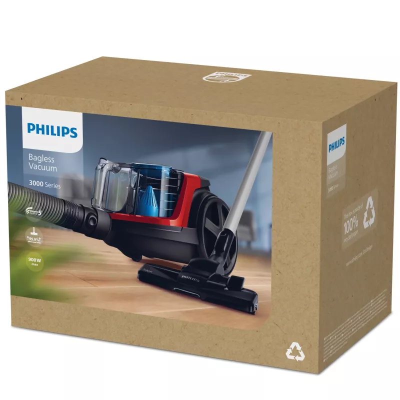 Aspirador Philips 3000 Série FC9330/09 1,5 L aspirador cilíndrico a seco 900 W sem saco