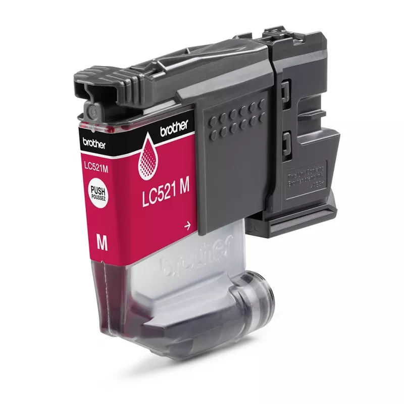 Tinteiro original Brother LC521M – magenta