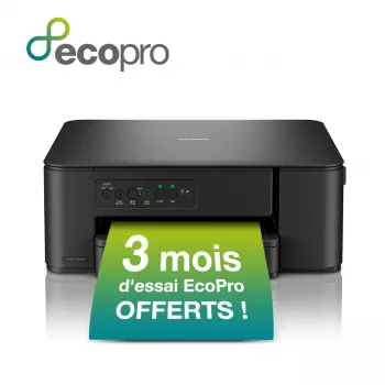 Impressora jato de tinta sem fios compacta 3-em-1 Brother DCP-J1260W, jato de tinta, impressão a cores, 1200 x 6000 DPI, cópia a cores, A4, preto