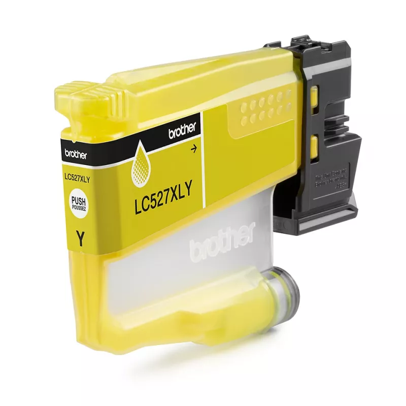 Tinteiro original Brother LC527XLY de alto rendimento – amarelo