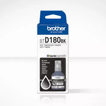 Frasco de tinta original Brother BTD180BK preto