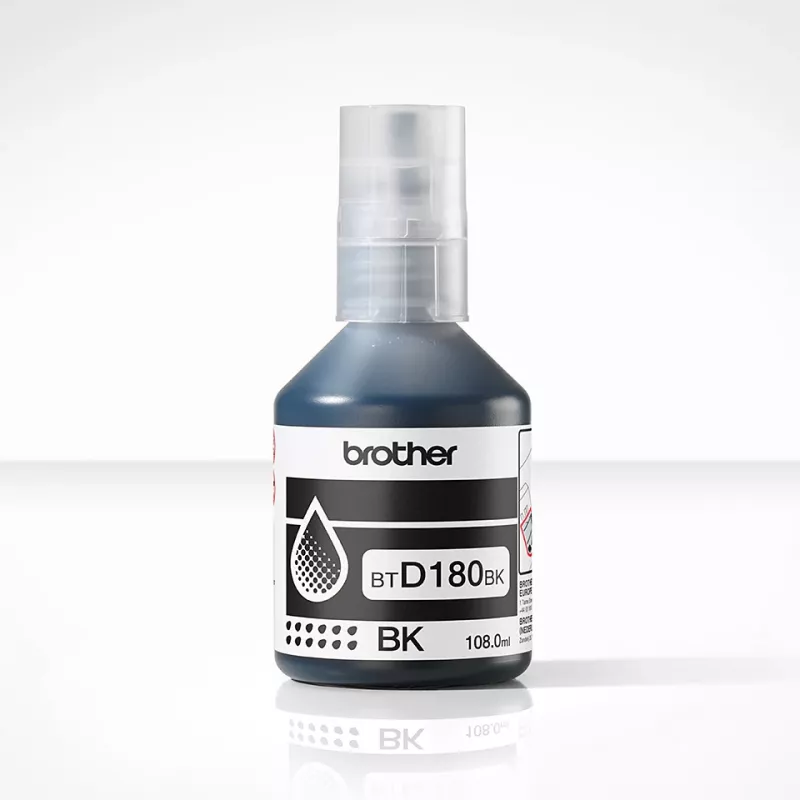 Frasco de tinta original Brother BTD180BK preto