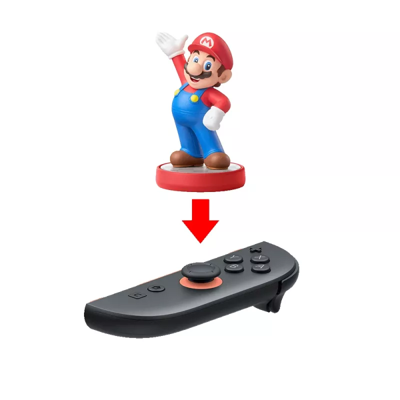 Nintendo Joy-Con 2 (R) vermelho-claro, joystick, Nintendo Switch 2, botão Home, analógico/digital, sem fios, Bluetooth