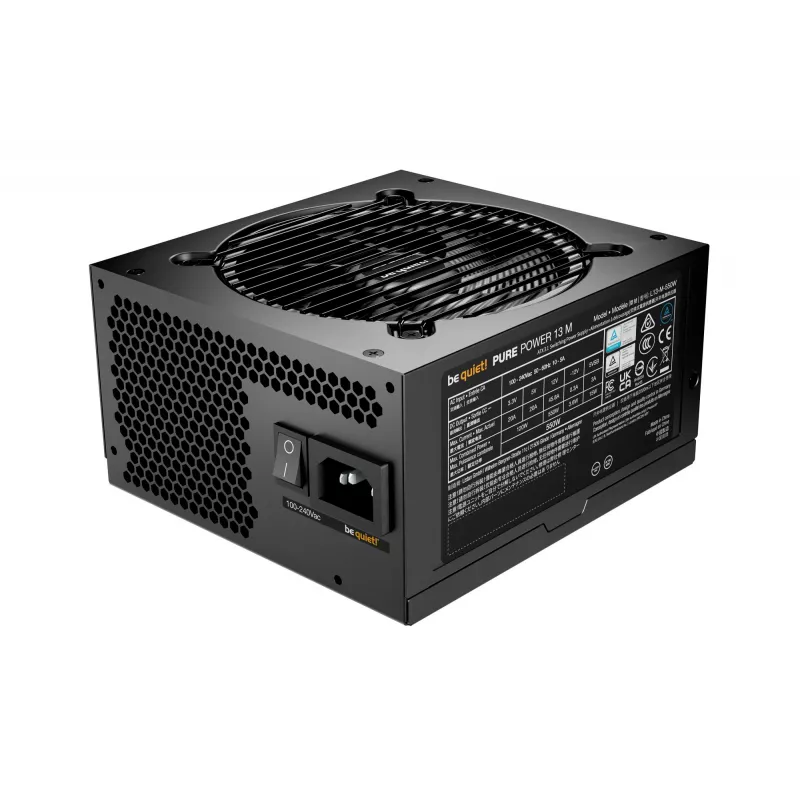 be quiet! Pure Power 13 M | 550W Fonte de alimentação 20+4 pin ATX ATX preto