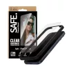 PanzerGlass SAFE. by Película de proteção de ecrã para iPhone 17 Pro Max — Ultra-Wide Fit, vidro temperado, instalação a seco, 1 unid.