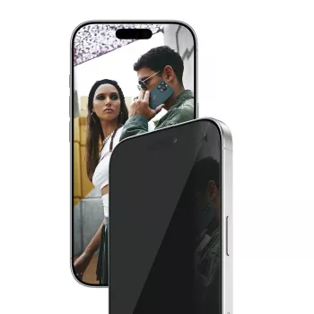 PanzerGlass SAFE. by ® 2-Way Privacy Screen Protector iPhone 17 | iPhone 16 Pro | Ultra-Wide Fit c. EasyAligner
