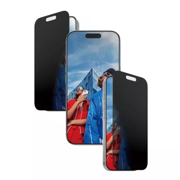 PanzerGlass ® 2-Way Privacy Screen Protector iPhone 17 | iPhone 16 Pro | Ultra-Wide Fit c. EasyAligner