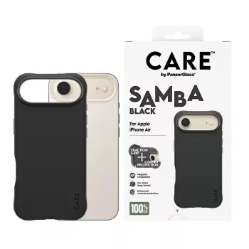 PanzerGlass CARE™ by ® Samba Case Preto c. MagSafe iPhone Air