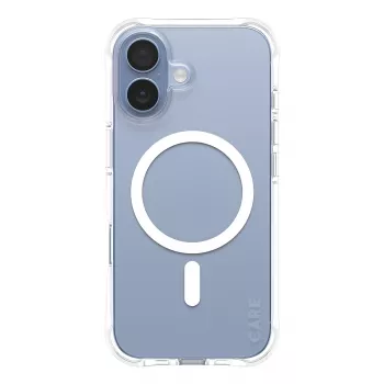 Capa PanzerGlass CARE by Fashionable Case Samba Transparente c. White MagSafe iPhone 17