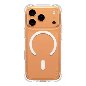 PanzerGlass CARE™ by ® Samba Case Transparente c/ MagSafe Branco iPhone 17 Pro