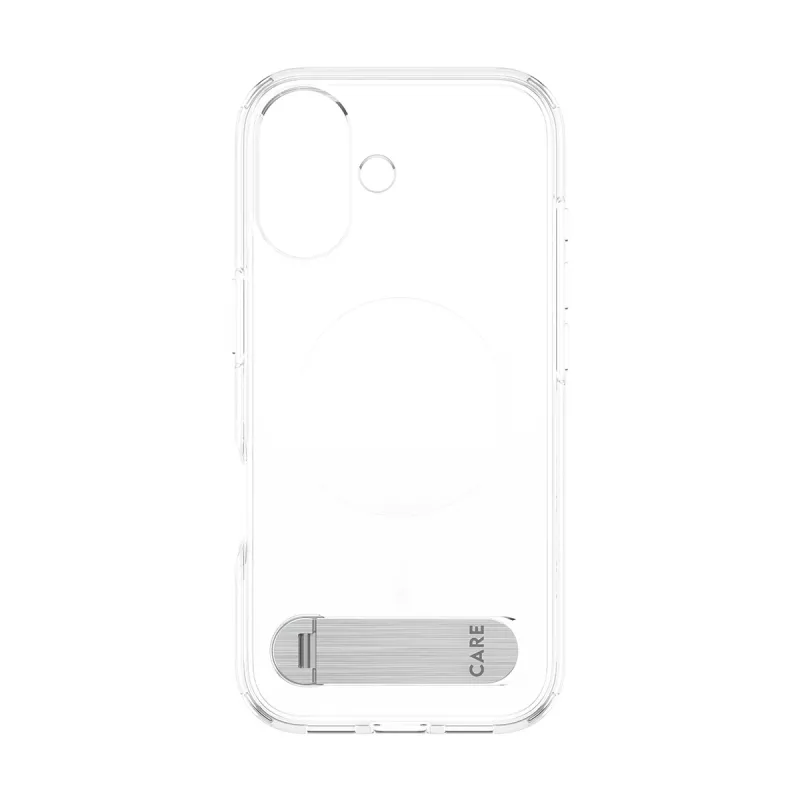 PanzerGlass CARE by Feature Capa, transparente, com Kickstand & MagSafe, iPhone 17