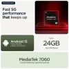 Motorola moto g56 5G smartphone de 17,1 cm (6,72 polegadas), Dual SIM (nano-SIM + eSIM), Android 15, USB-C, 8 GB, 256 GB, 5200 mAh, 120 Hz, IP68/IP69, Dill Green