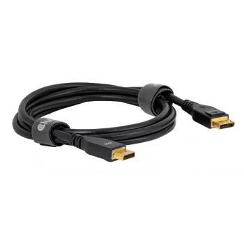 Club 3D CAC-1094 cabo DisplayPort 2.1 certificado VESA DP80 8K 240 Hz, 2 m (6,56 ft), preto