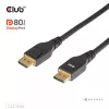 Club 3D CAC-1094 cabo DisplayPort 2.1 certificado VESA DP80 8K 240 Hz, 2 m (6,56 ft), preto