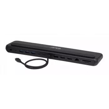 Docking station club 3d CSV-2541 USB-C com saídas HDMI e DisplayPort