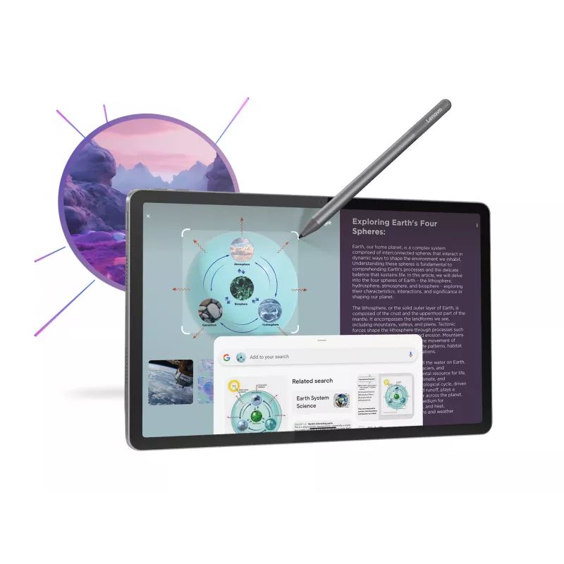 Lenovo Idea Tab Mediatek 128 GB 27,9 cm (11 polegadas) 8 GB Wi-Fi 5 (802.11ac) Android 15 cinzento
