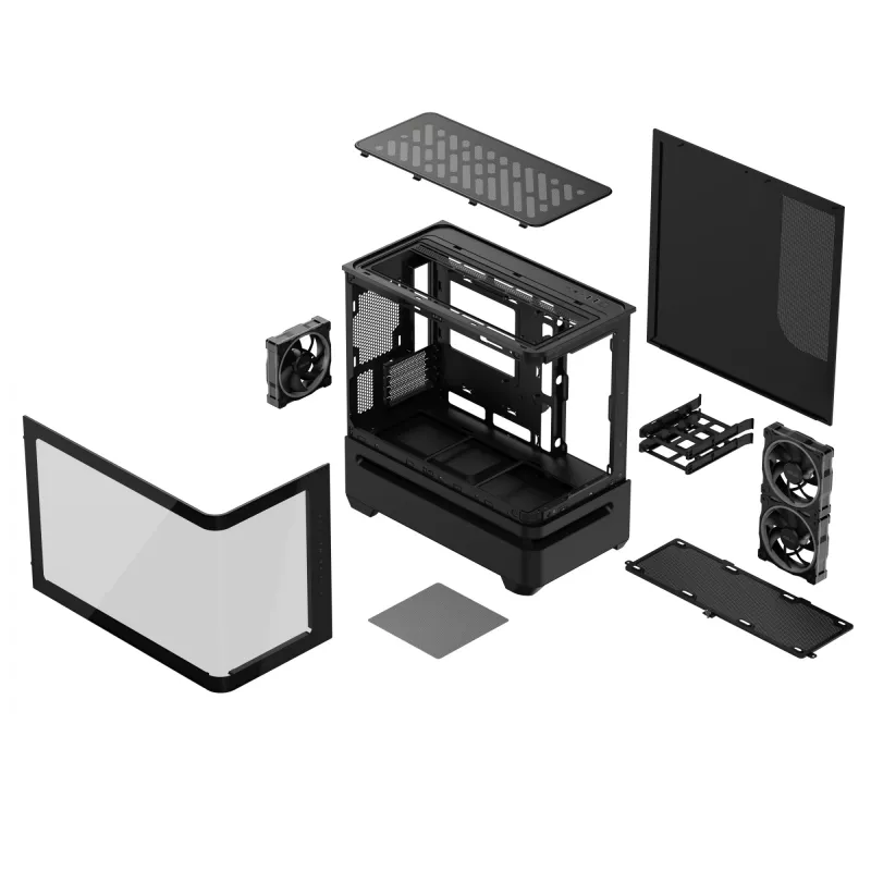 ASUS PRIME AP202 ARGB Midi Tower preto