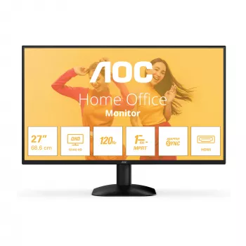 AOC B3 Q27B35S3 Monitor de computador 68,6 cm (27 polegadas) 2560 x 1440 píxeis Quad HD LED preto