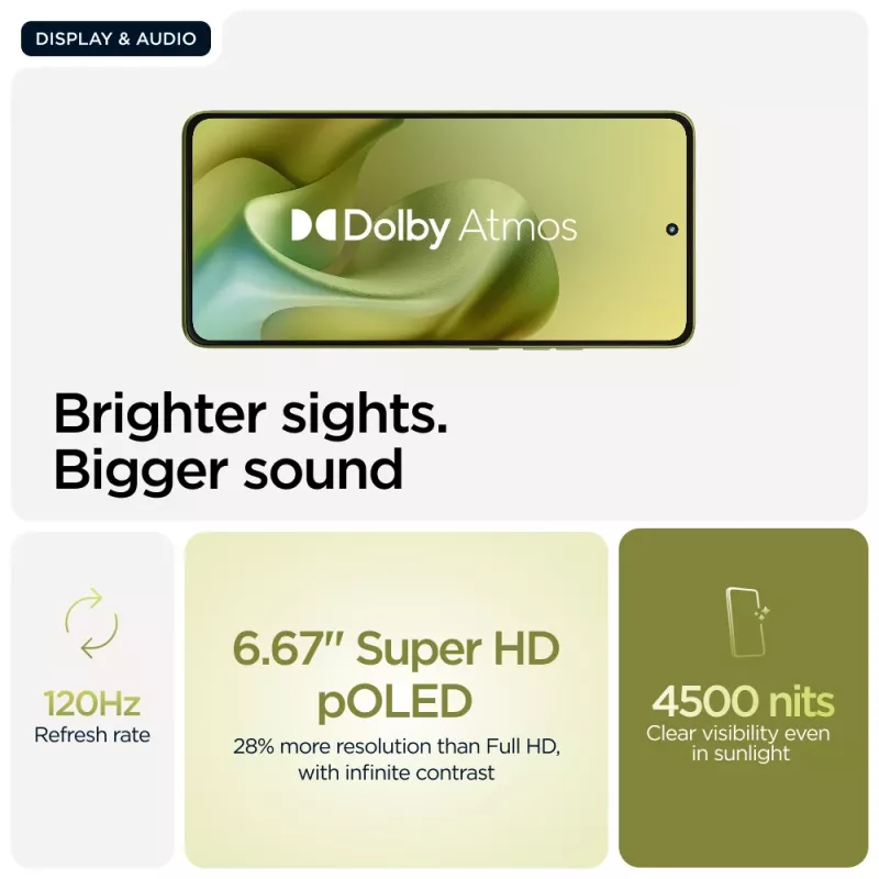 Motorola moto g86 5G 16,9 cm (6,67 polegadas) Dual SIM Android 15 USB Type-C 8 GB 256 GB 5200 mAh verde
