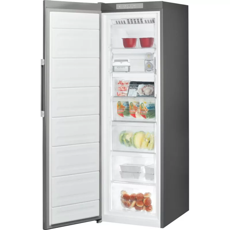 Whirlpool UW8 F2Y XBI F 2 Congelador vertical 263 L aço inoxidável
