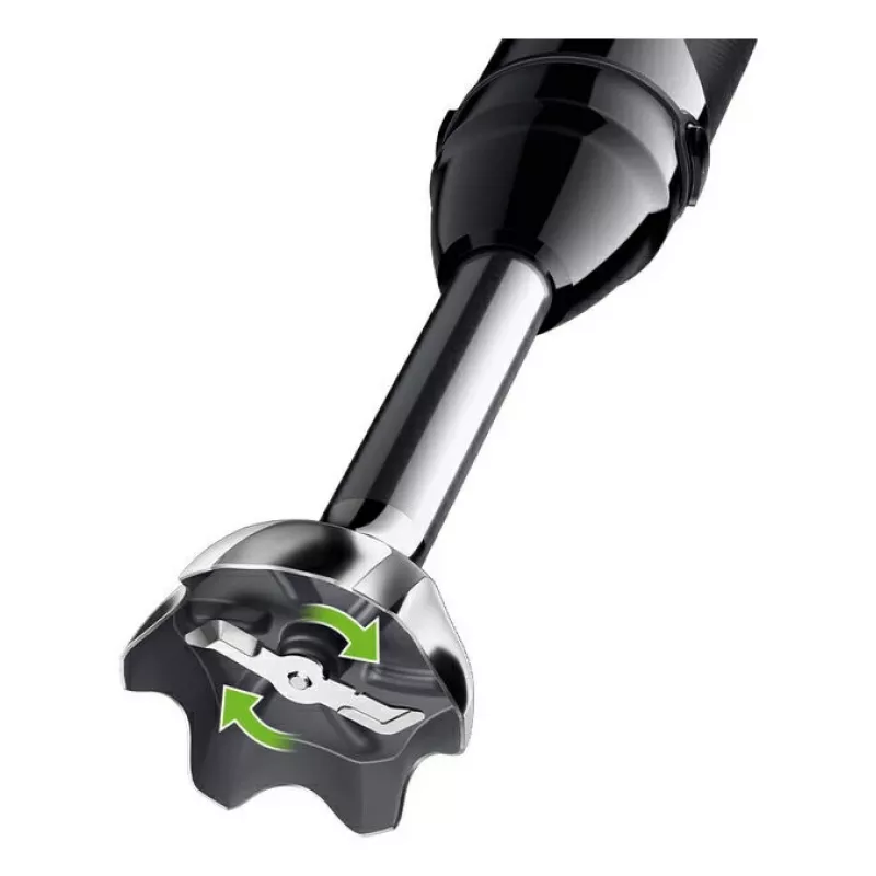 Braun MultiQuick 5 Pro MQ55755M varinha mágica 1000 W, 25+1 velocidades, pé de metal, copo, batedor, preto