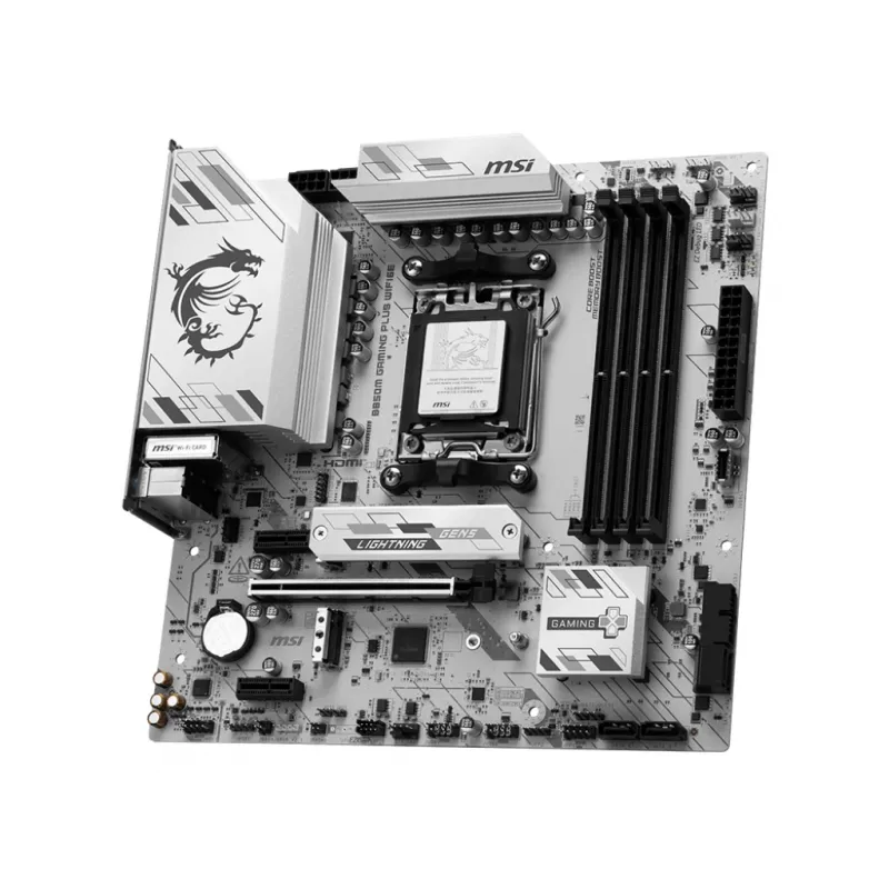 MSI B850M GAMING PLUS WIFI6E Placa-mãe AMD B850 Socket AM5 micro ATX