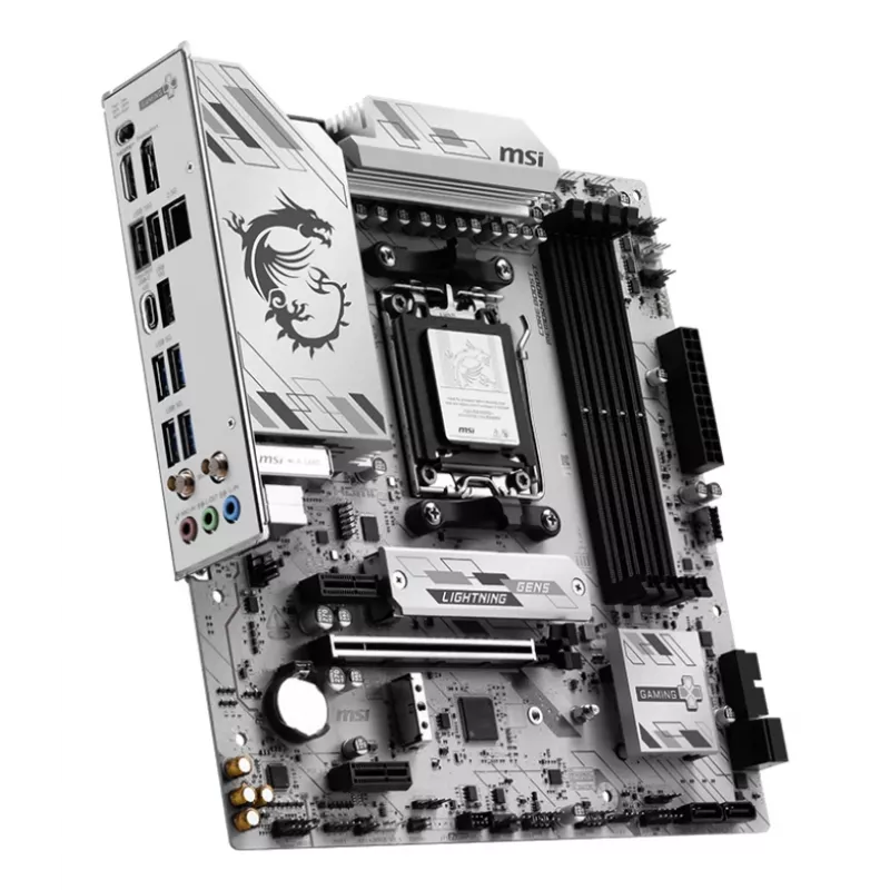MSI B850M GAMING PLUS WIFI6E Placa-mãe AMD B850 Socket AM5 micro ATX