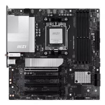Placa-mãe MSI PRO B850M-P WIFI micro ATX, AMD B850, Socket AM5, 4×DDR5 DIMM, 3×M.2, Wi‑Fi 7, 5Gb LAN