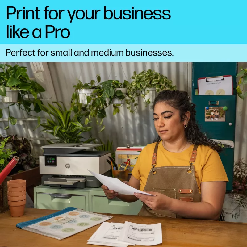 HP OfficeJet Pro 9120e impressora multifunções sem fios a cores, Instant Ink; impressão frente e verso